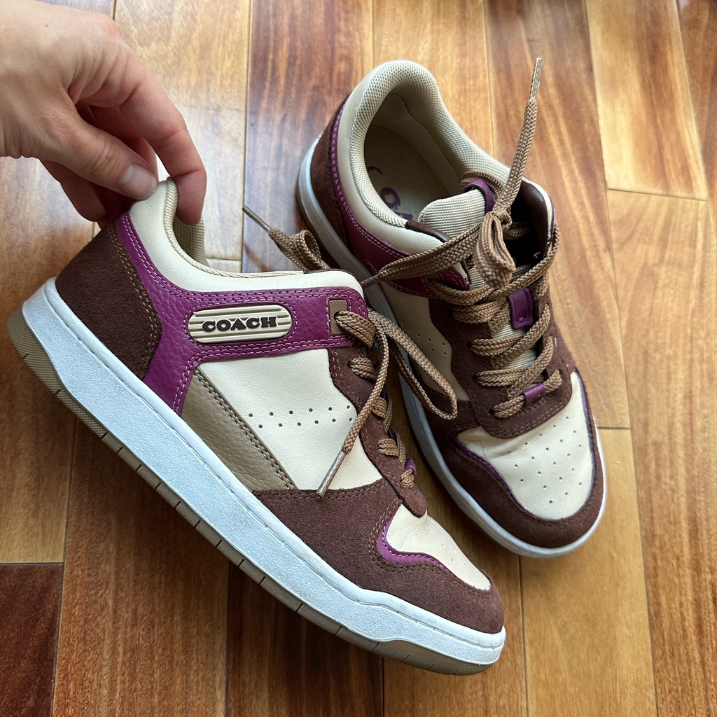 Coach C201 Leather Sneakers